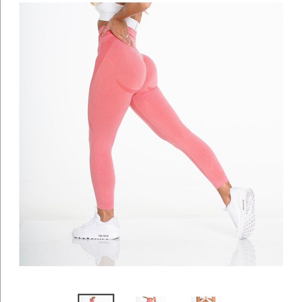 Coral Seamless Leggings